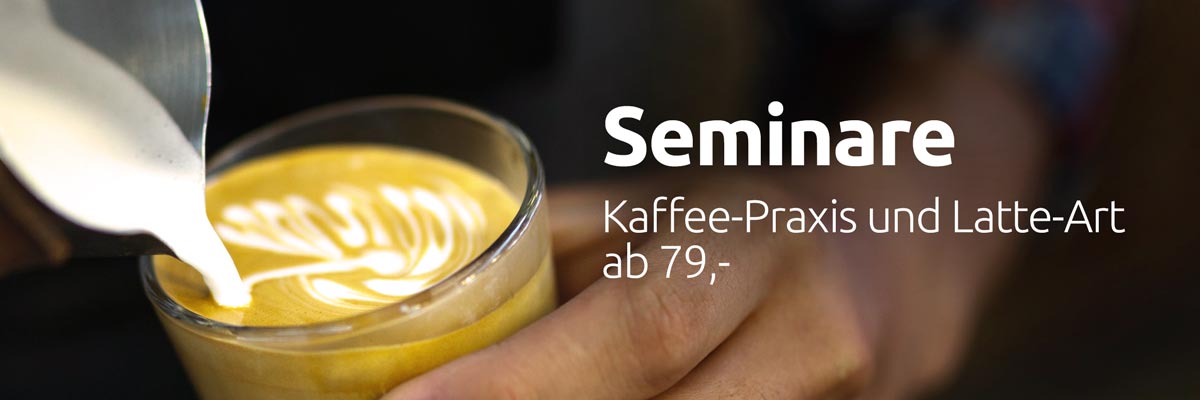Kaffee-Praxis und Latte Art ab 79,-
