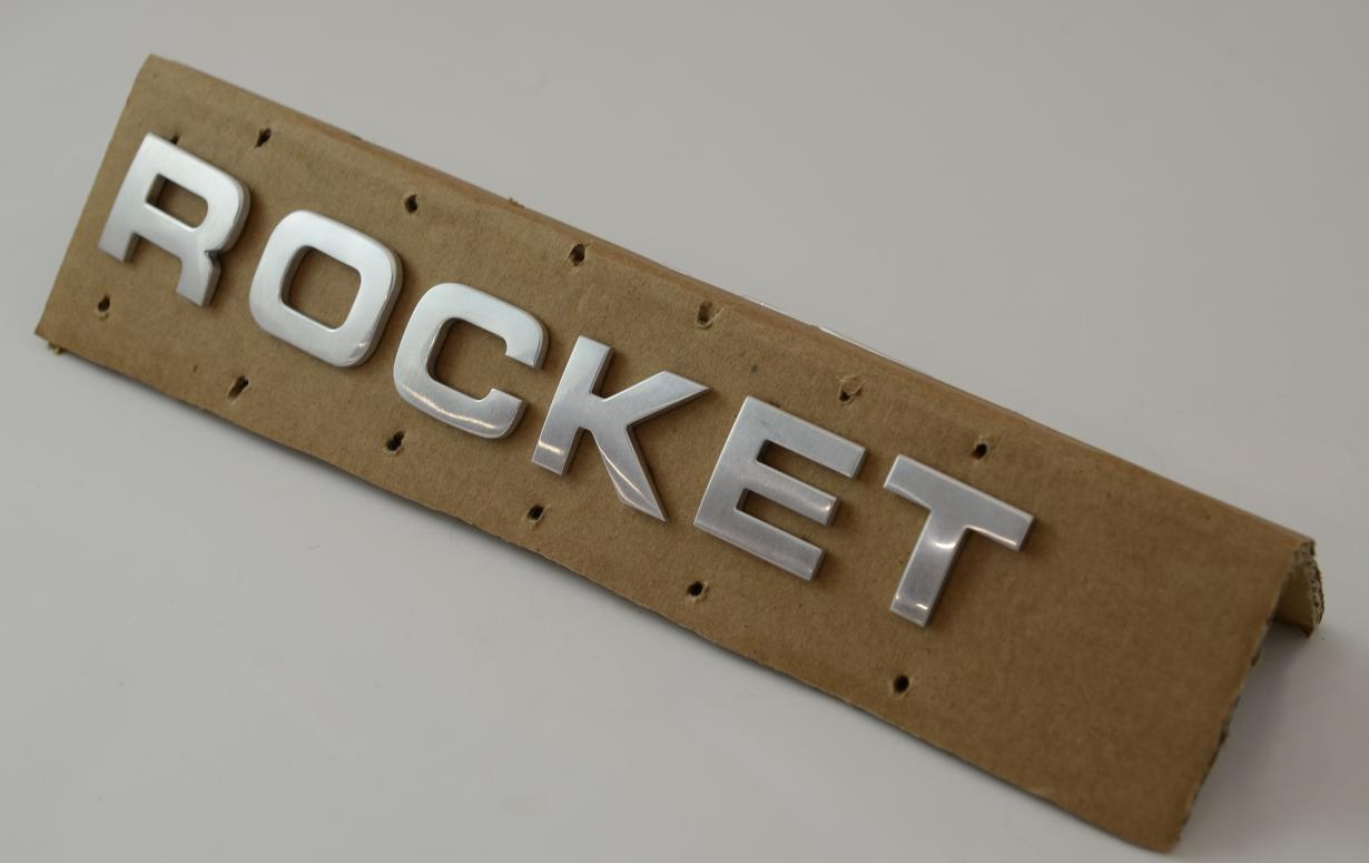 Rocket Alum Rocket Letter Set R60V